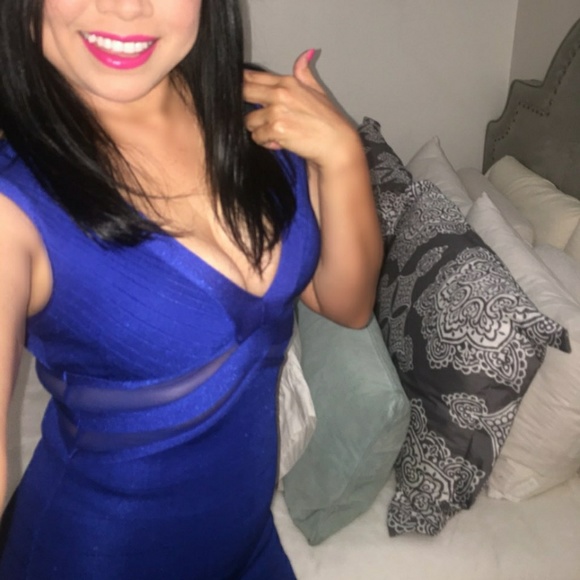 Super Sexy Wow Couture Royal Blue dress - Picture 5 of 5
